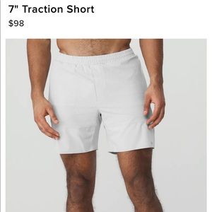 Traction Short Alo Men Titanium Medium